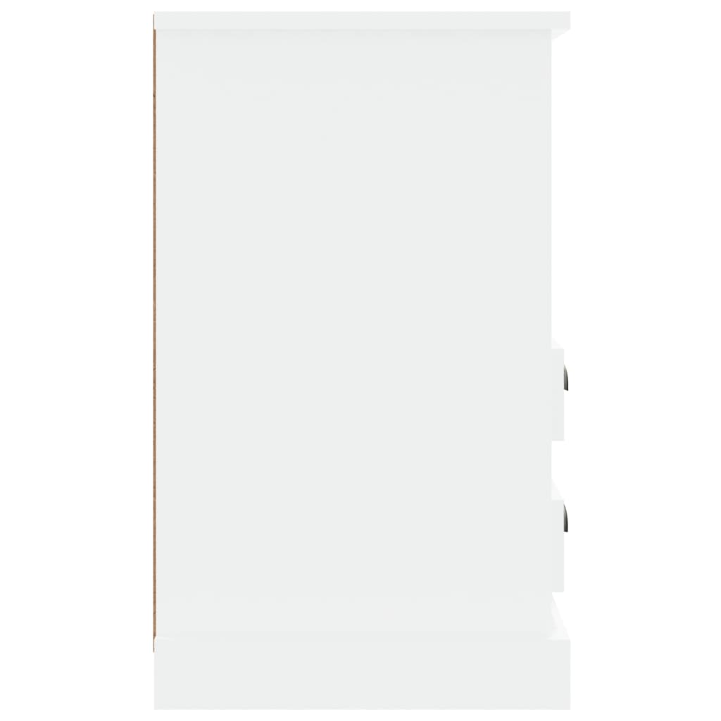 vidaXL Tables de chevet 2 pcs blanc 43x36x60 cm