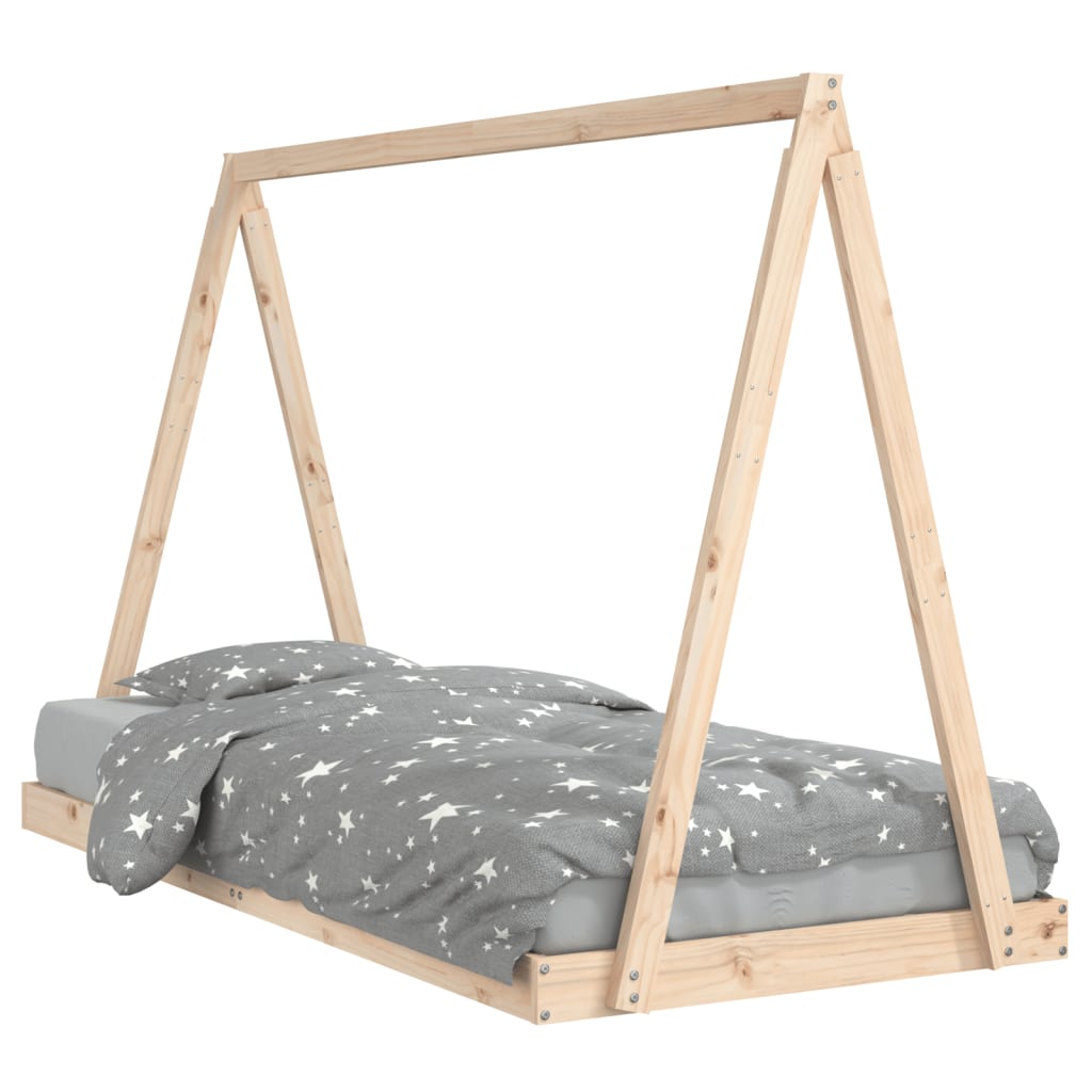 vidaXL Cadre de lit pour enfants 90x200 cm bois de pin massif