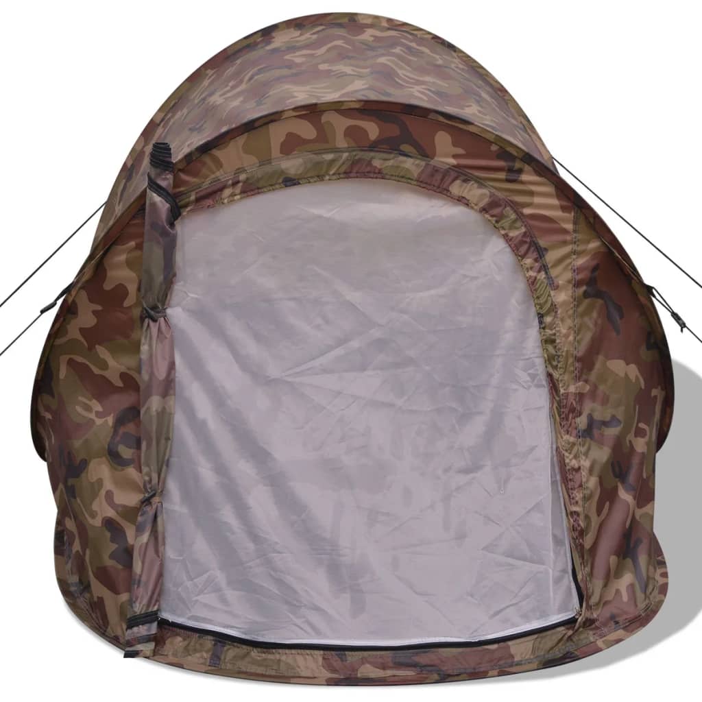 vidaXL Tente pour 2 personnes Camouflage