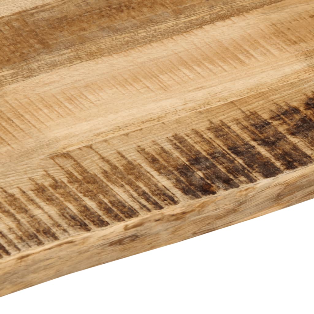 vidaXL Dessus de table bord vivant 120x60x3,8 cm bois de manguier brut