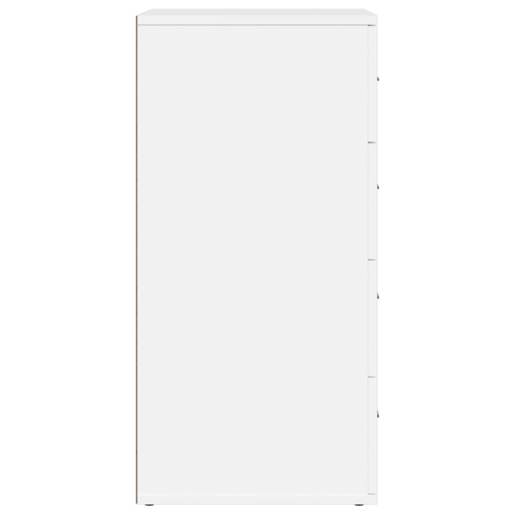 vidaXL Buffet blanc 60x39x80 cm bois d’ingénierie