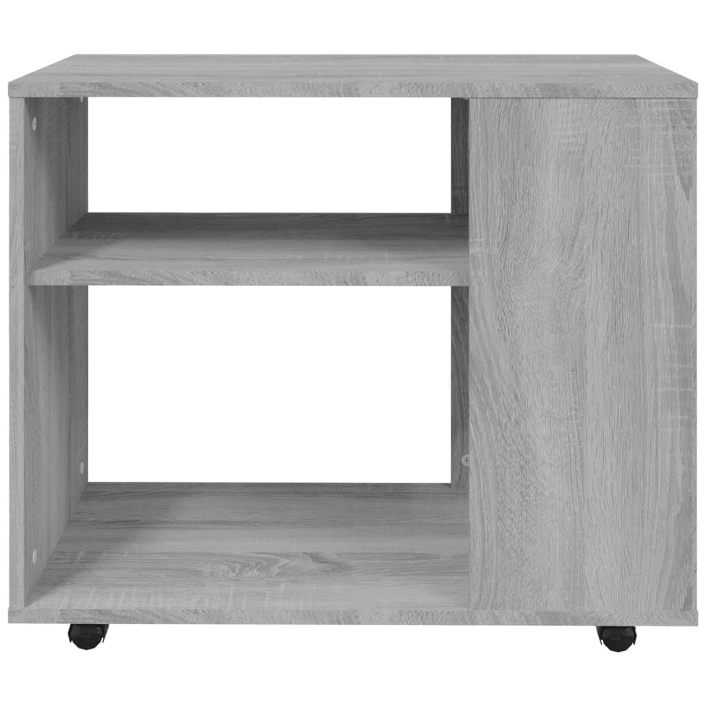 vidaXL Table d'appoint Sonoma gris 70x35x55 cm Bois d'ingénierie