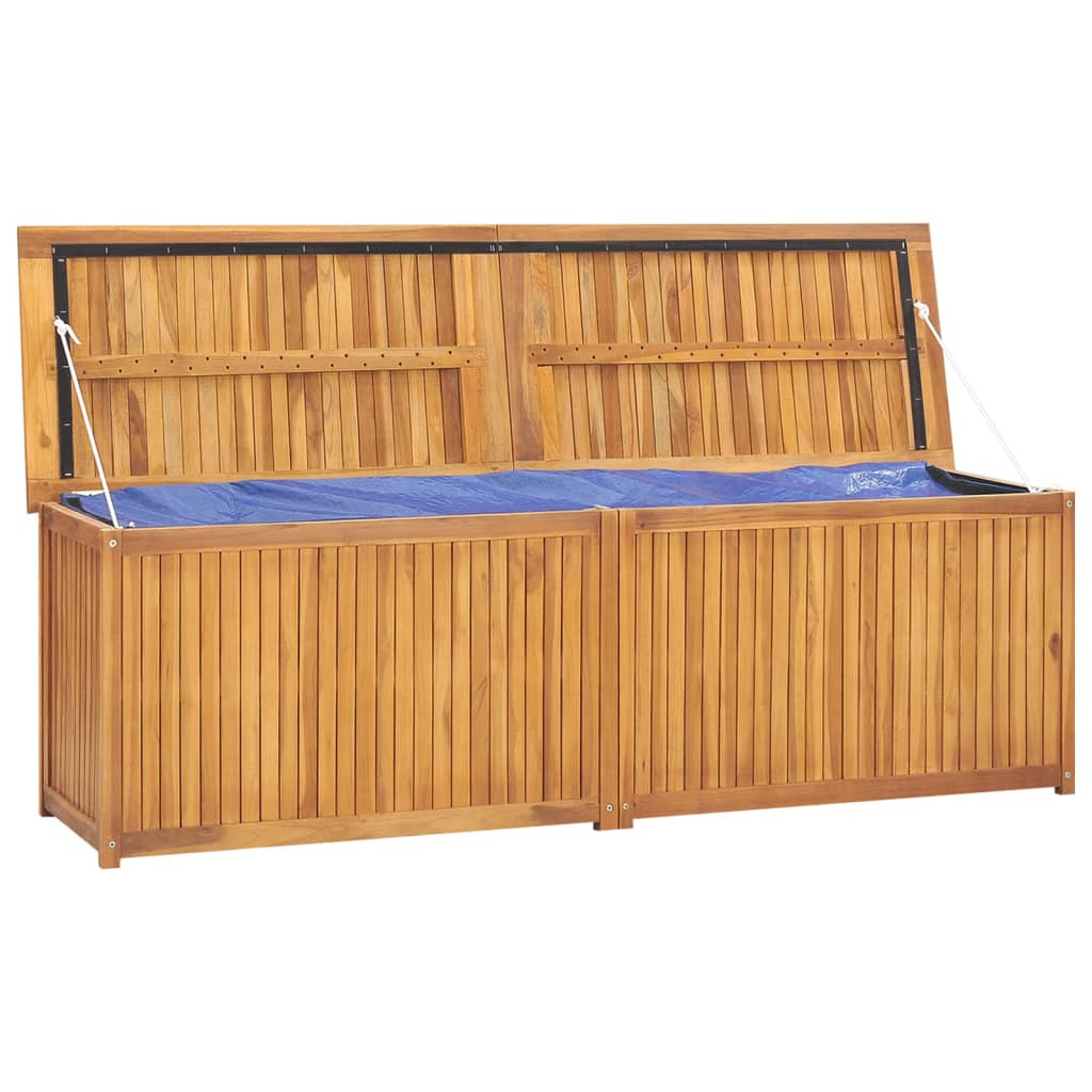 vidaXL Boîte de jardin 175x50x55 cm Bois massif de teck