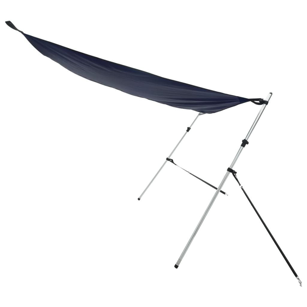 vidaXL Extension d'ombrage T-Top bleu 170x170x(115-183) cm