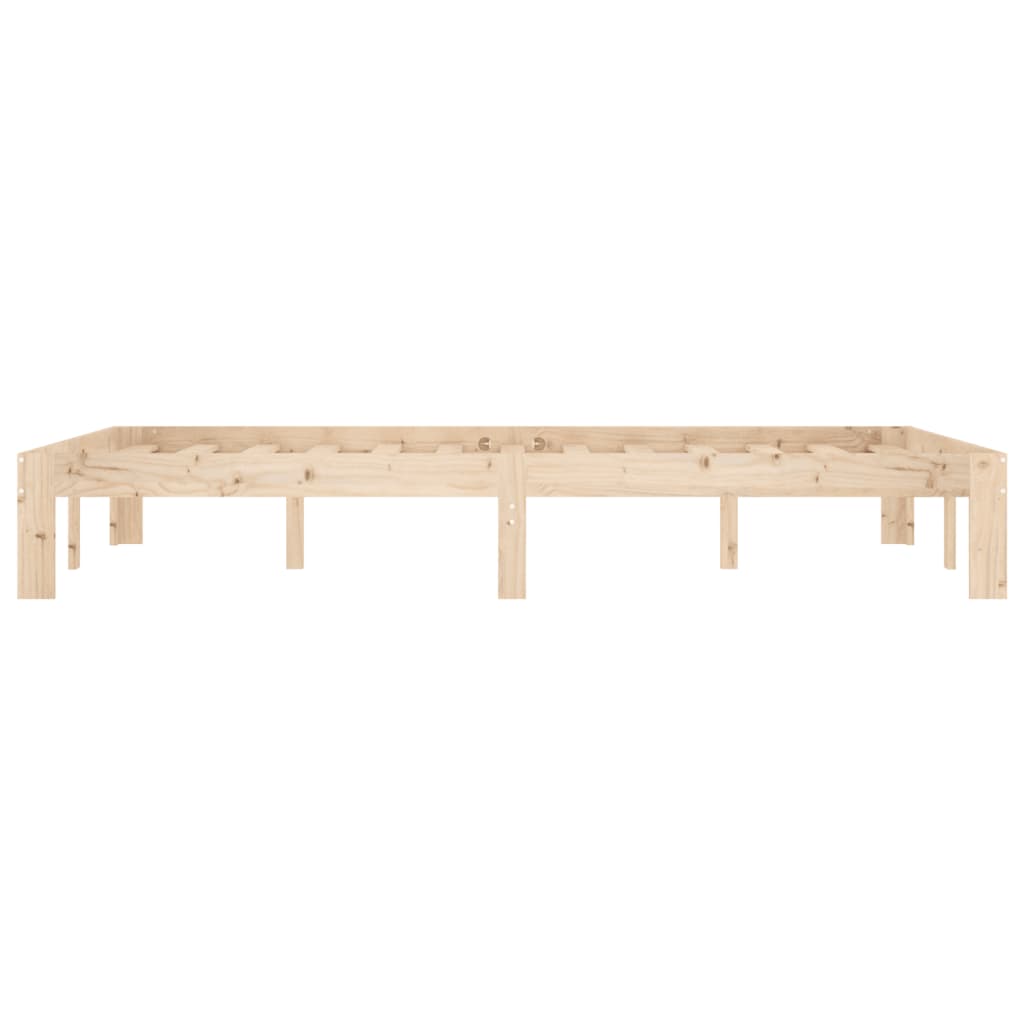 vidaXL Cadre de lit sans matelas bois de pin massif 120x200 cm