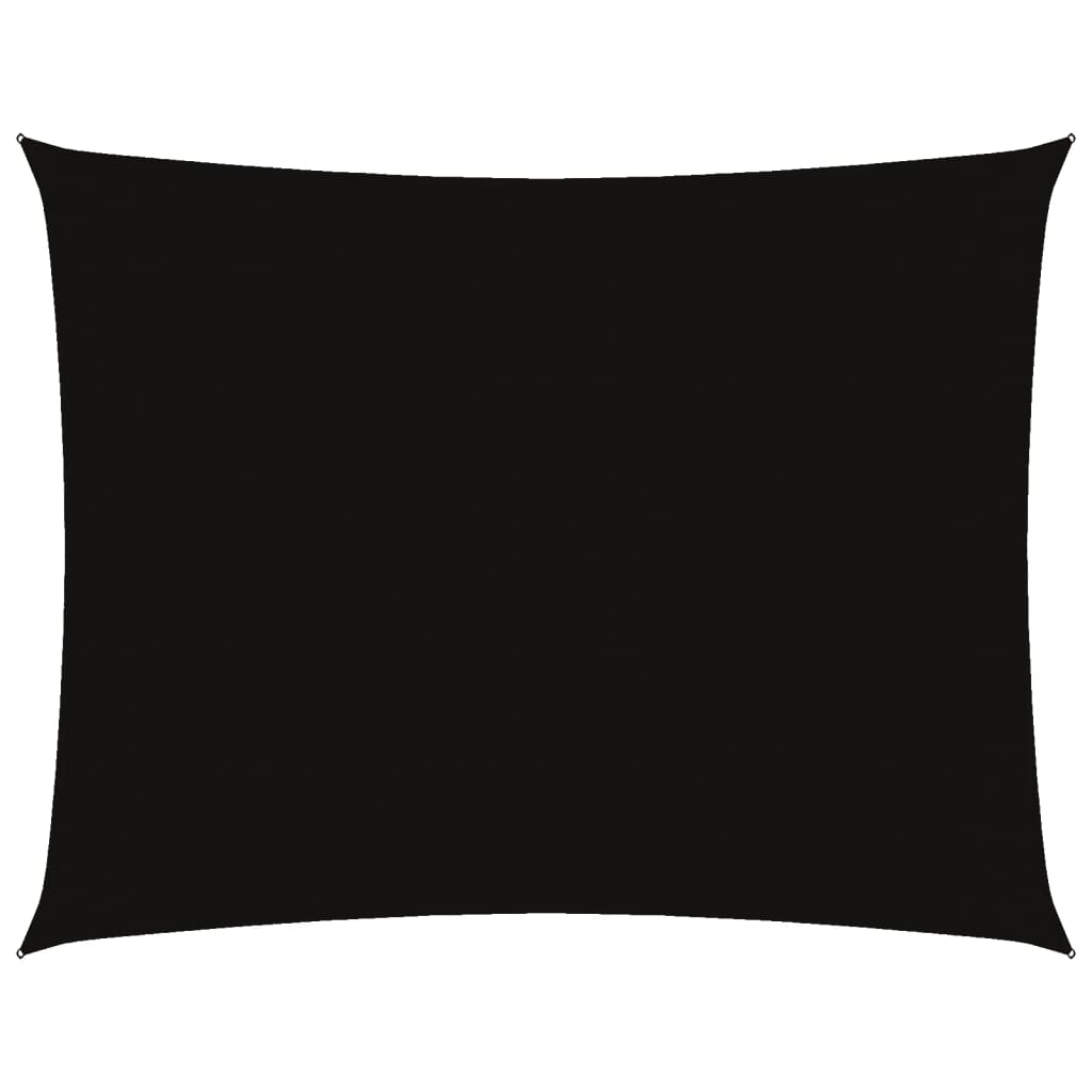 vidaXL Voile de parasol tissu oxford rectangulaire 3x6 m noir