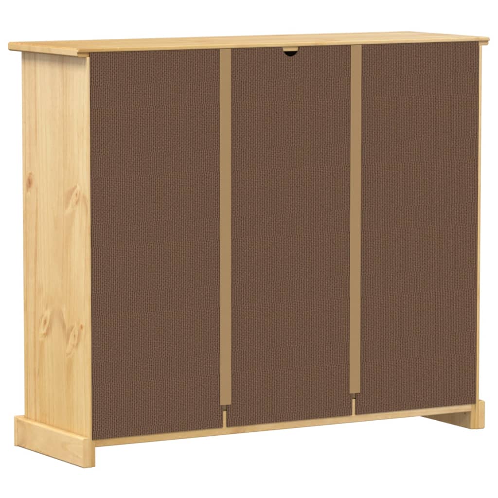 vidaXL Armoire à chaussures Corona 99x32x85 cm bois de pin massif