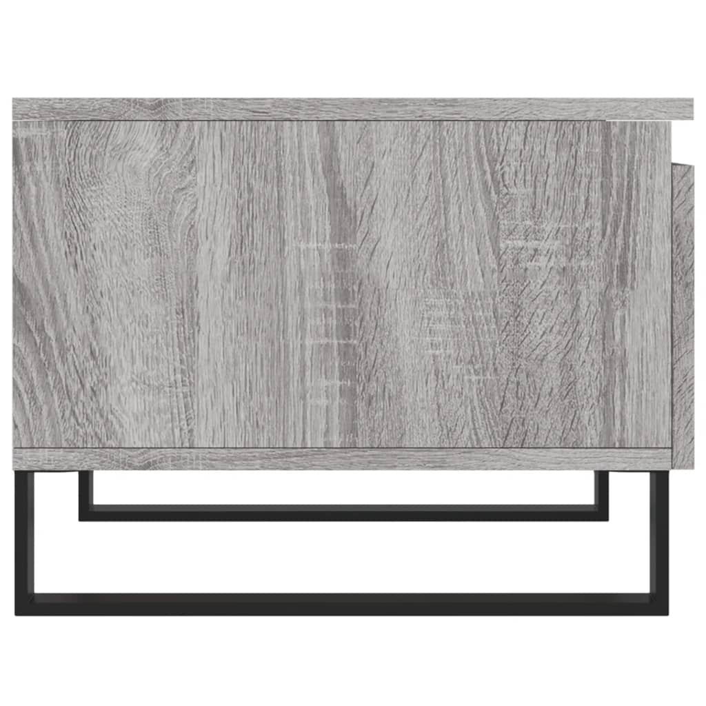 vidaXL Table basse sonoma gris 50x46x35 cm bois d'ingénierie