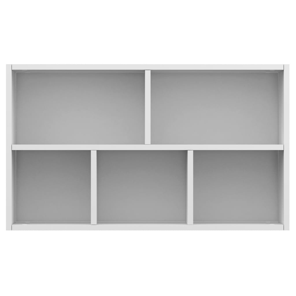 vidaXL Bibliothèque/Buffet Blanc 50x25x80 cm Bois d’ingénierie