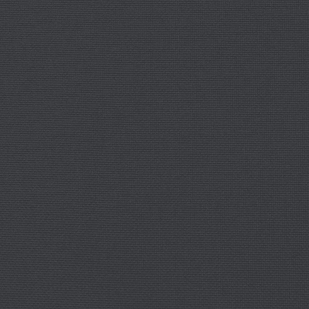 vidaXL Coussin de banc de jardin noir 150x50x7 cm tissu oxford