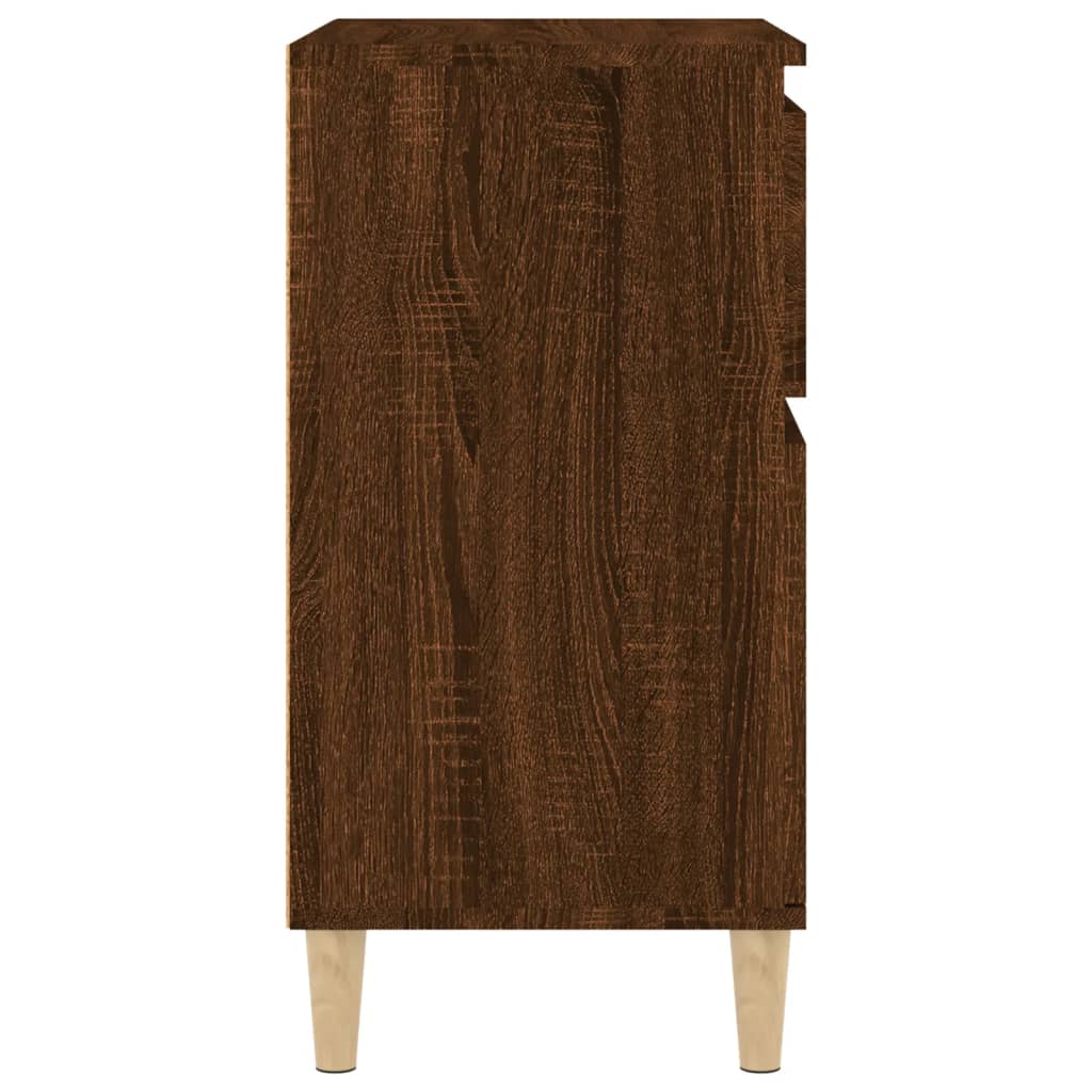 vidaXL Buffet Chêne marron 60x35x70 cm Bois d'ingénierie