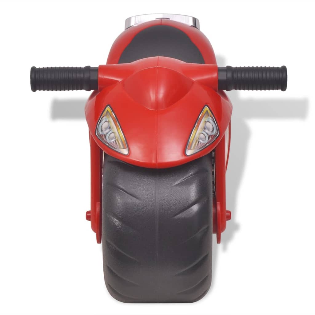 vidaXL Moto à chevaucher enfant Plastique Rouge