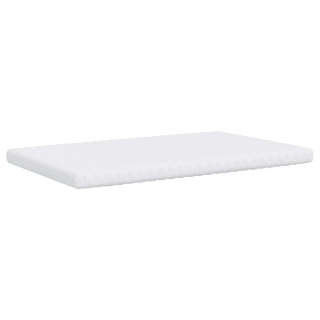 vidaXL Matelas en mousse blanc 140x200 cm 7 zones dureté 20 ILD