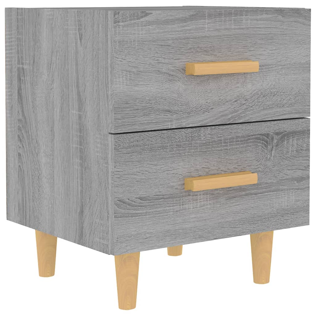 vidaXL Table de chevet Sonoma gris 40x35x47,5 cm