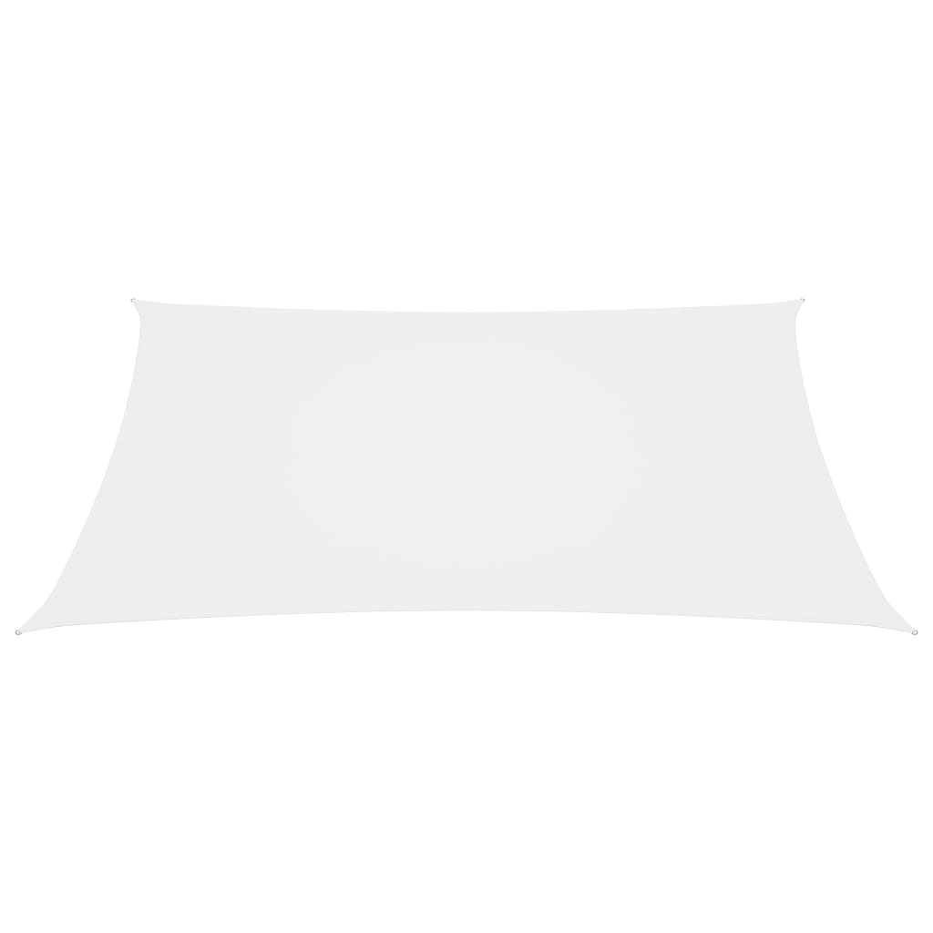 vidaXL Voile de parasol tissu oxford rectangulaire 2,5x3,5 m blanc