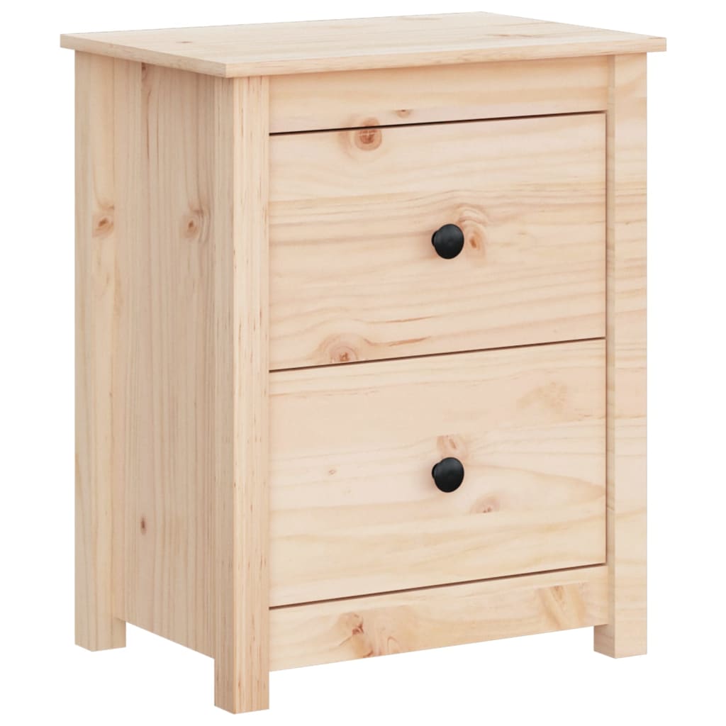 vidaXL Table de chevet 50x35x61,5 cm Bois de pin massif