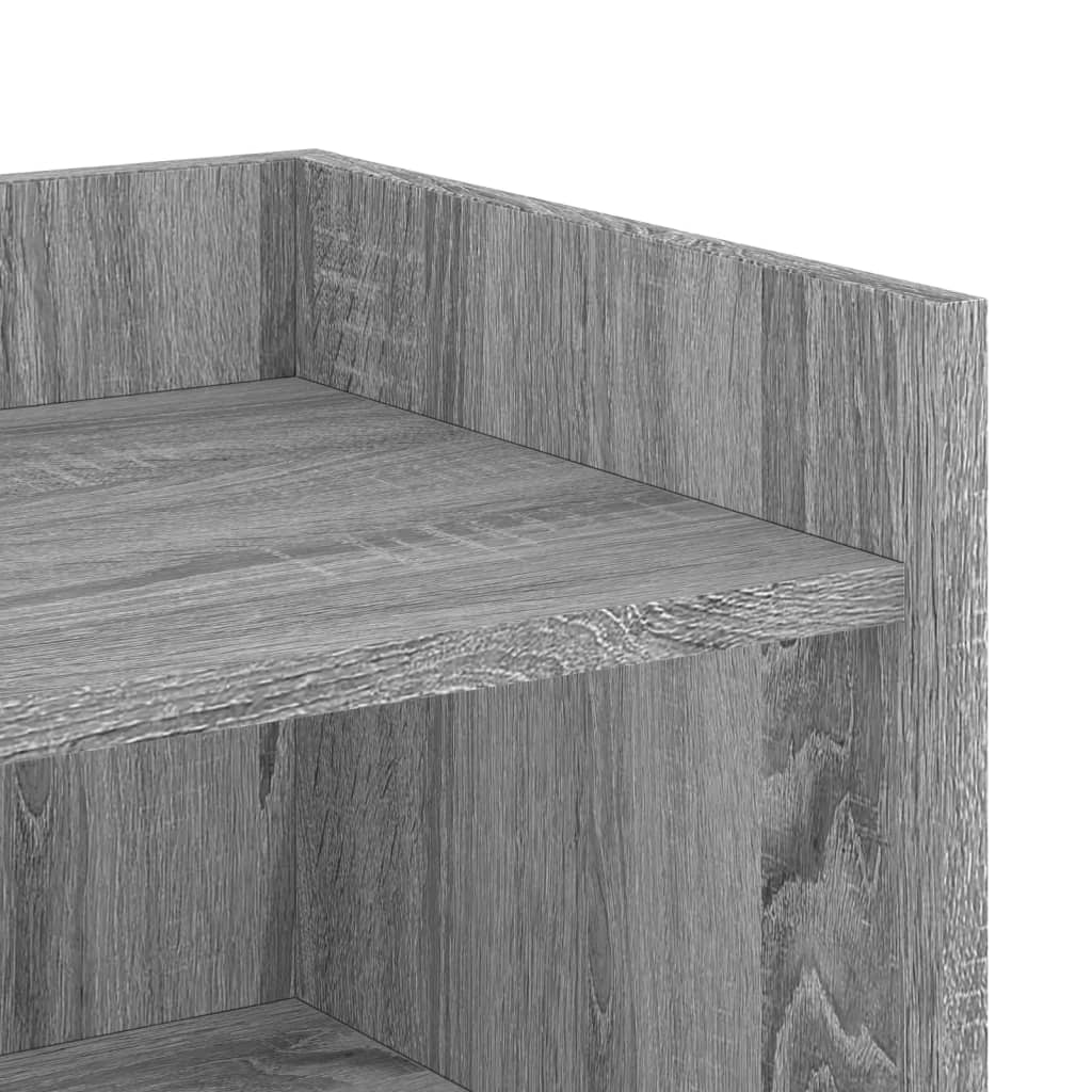 vidaXL Buffet sonoma gris 45x35x75 cm Bois d'ingénierie