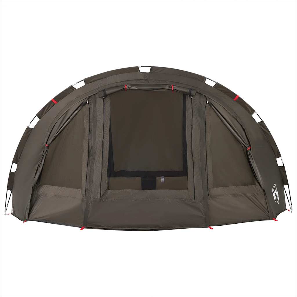 vidaXL Tente de pêche 4 personnes marron imperméable