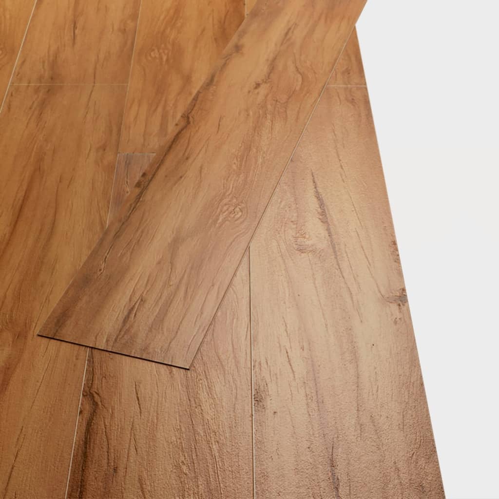 vidaXL Planches de plancher PVC Non auto-adhésif 5,26 m² Orme naturel
