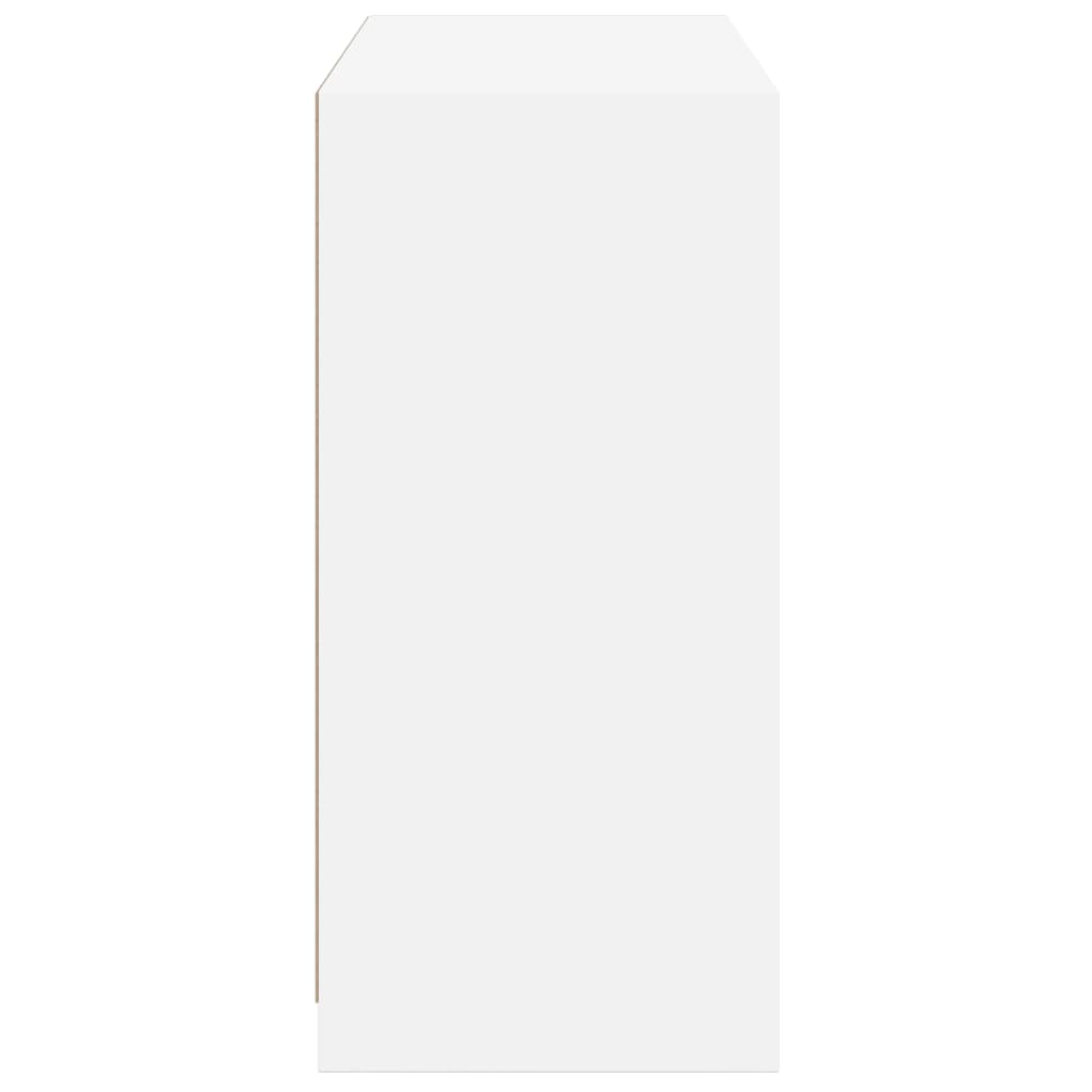 vidaXL Garde-robe blanc 77x48x102 cm bois d'ingénierie