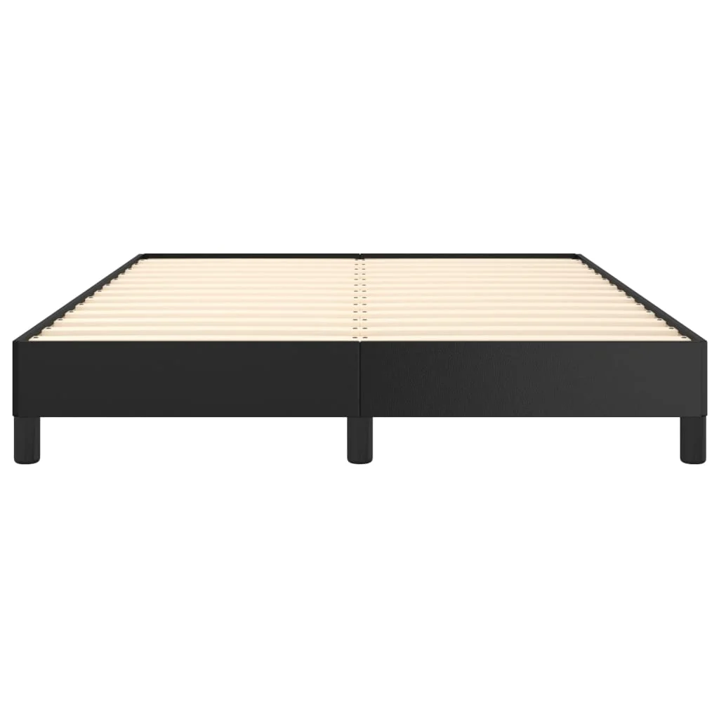 vidaXL Cadre de lit sans matelas noir 140x190 cm similicuir