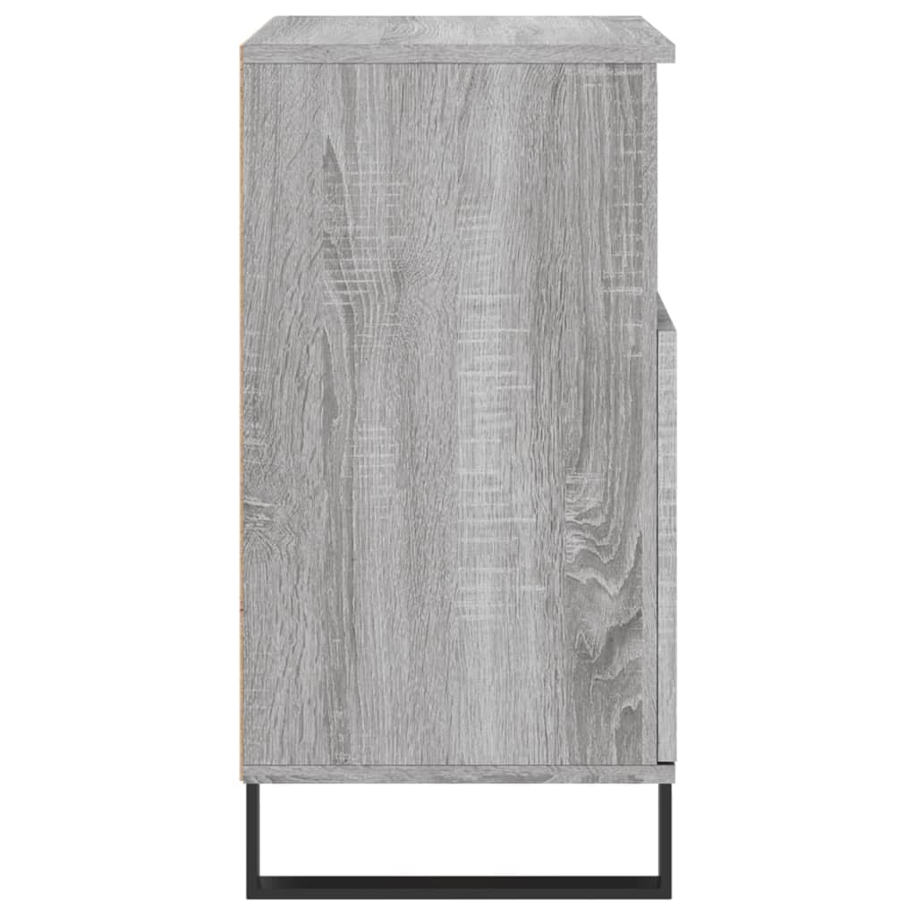 vidaXL Buffet Sonoma gris 60x35x70 cm Bois d'ingénierie