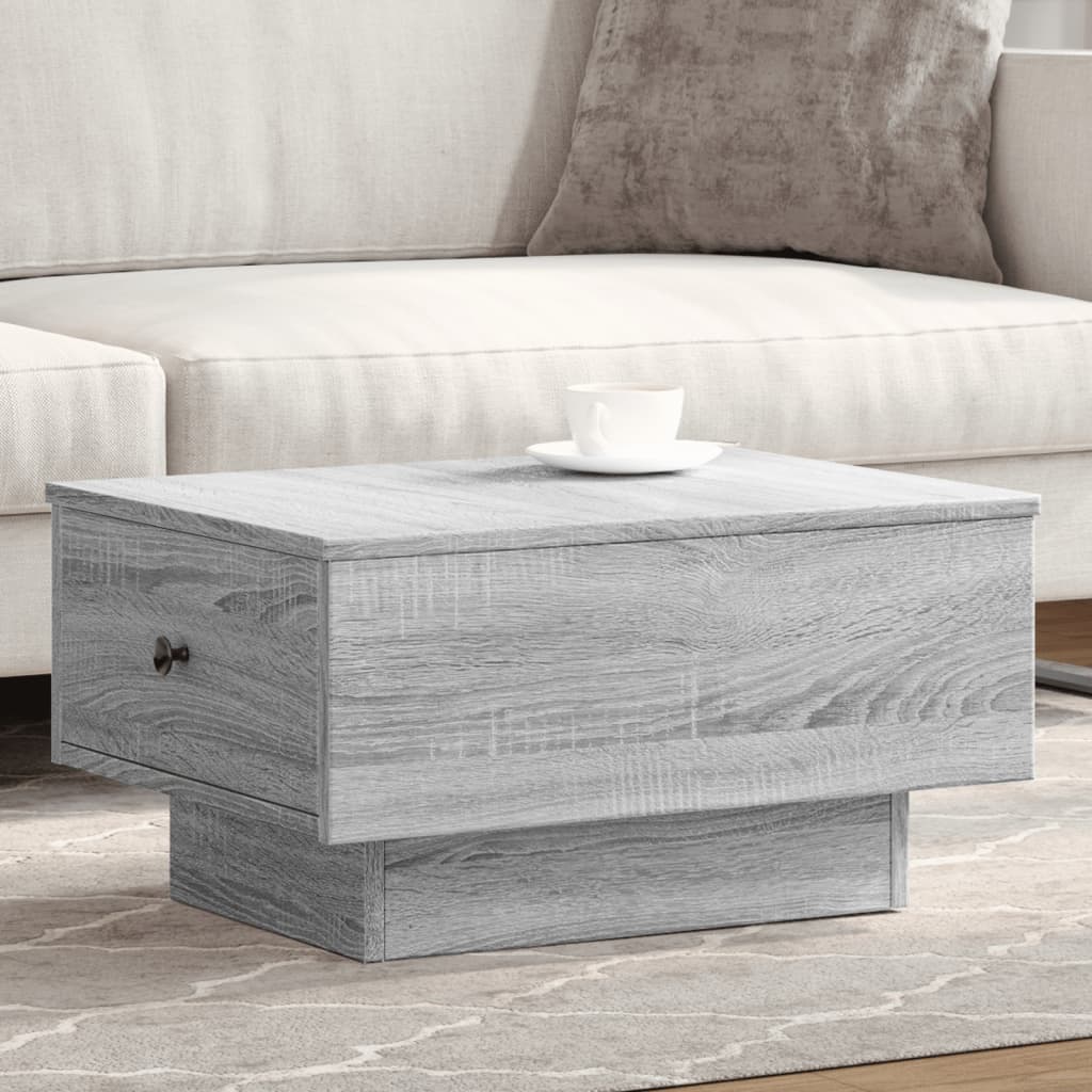 vidaXL Table basse sonoma gris 60x45x31 cm bois d'ingénierie