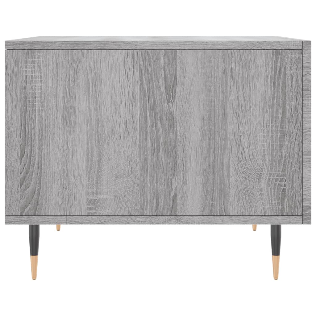 vidaXL Tables basses 2 pcs sonoma gris 50x50x40 cm bois d'ingénierie