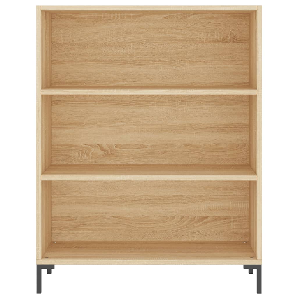 vidaXL Bibliothèque chêne sonoma 69,5x32,5x90 cm bois d'ingénierie