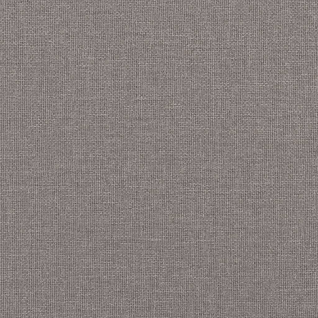 vidaXL Canapé-lit 2 en 1 taupe 112x174x55 cm tissu