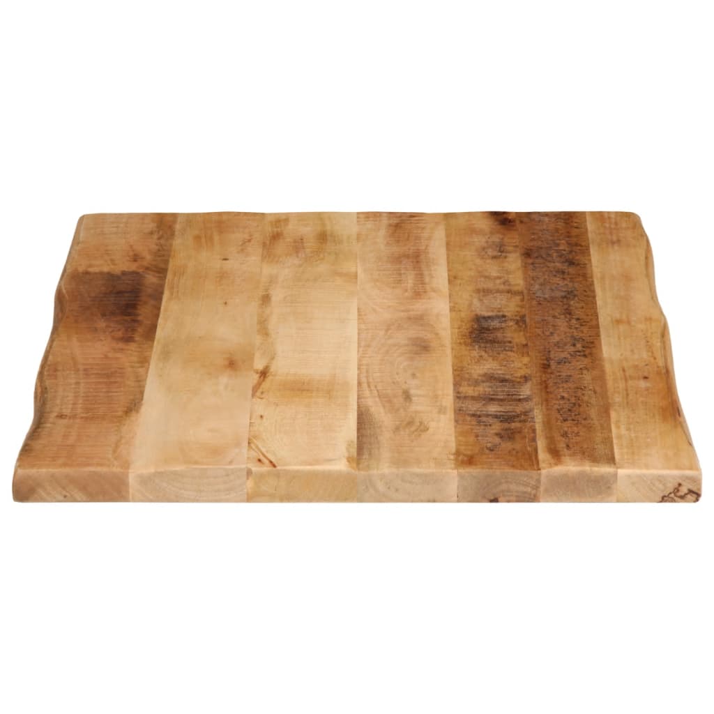 vidaXL Dessus de table bord vivant 90x60x3,8 cm bois de manguier brut