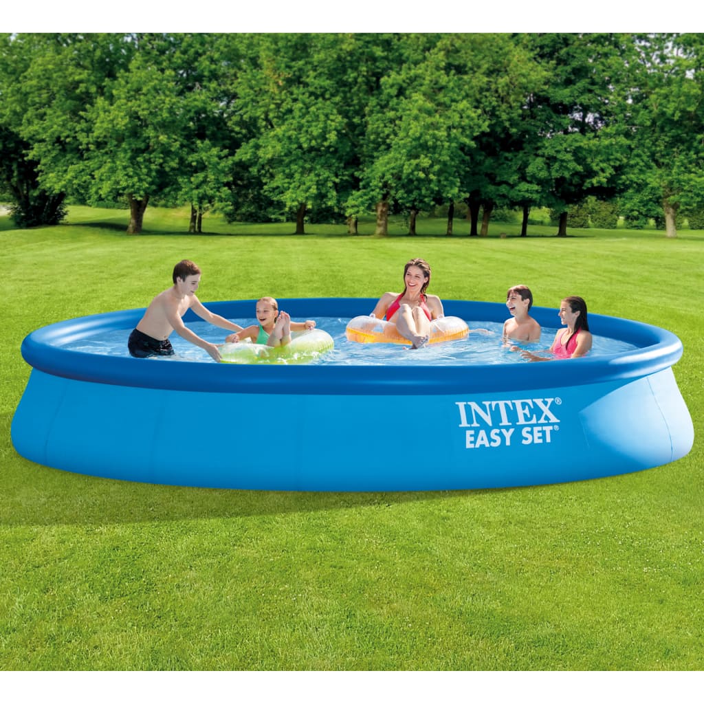 Intex Piscine avec système de filtration Easy Set 457x84 cm