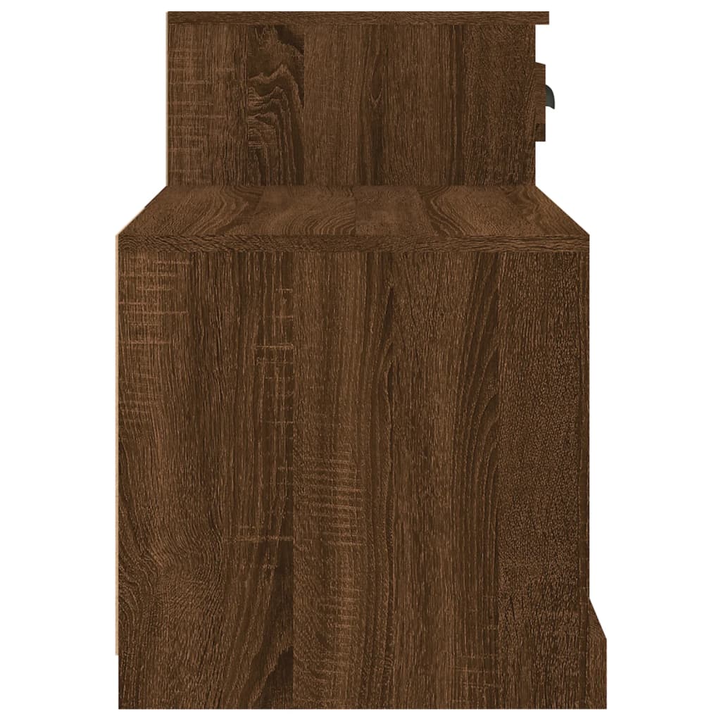 vidaXL Armoire à chaussures chêne marron 100x42x60cm bois d'ingénierie