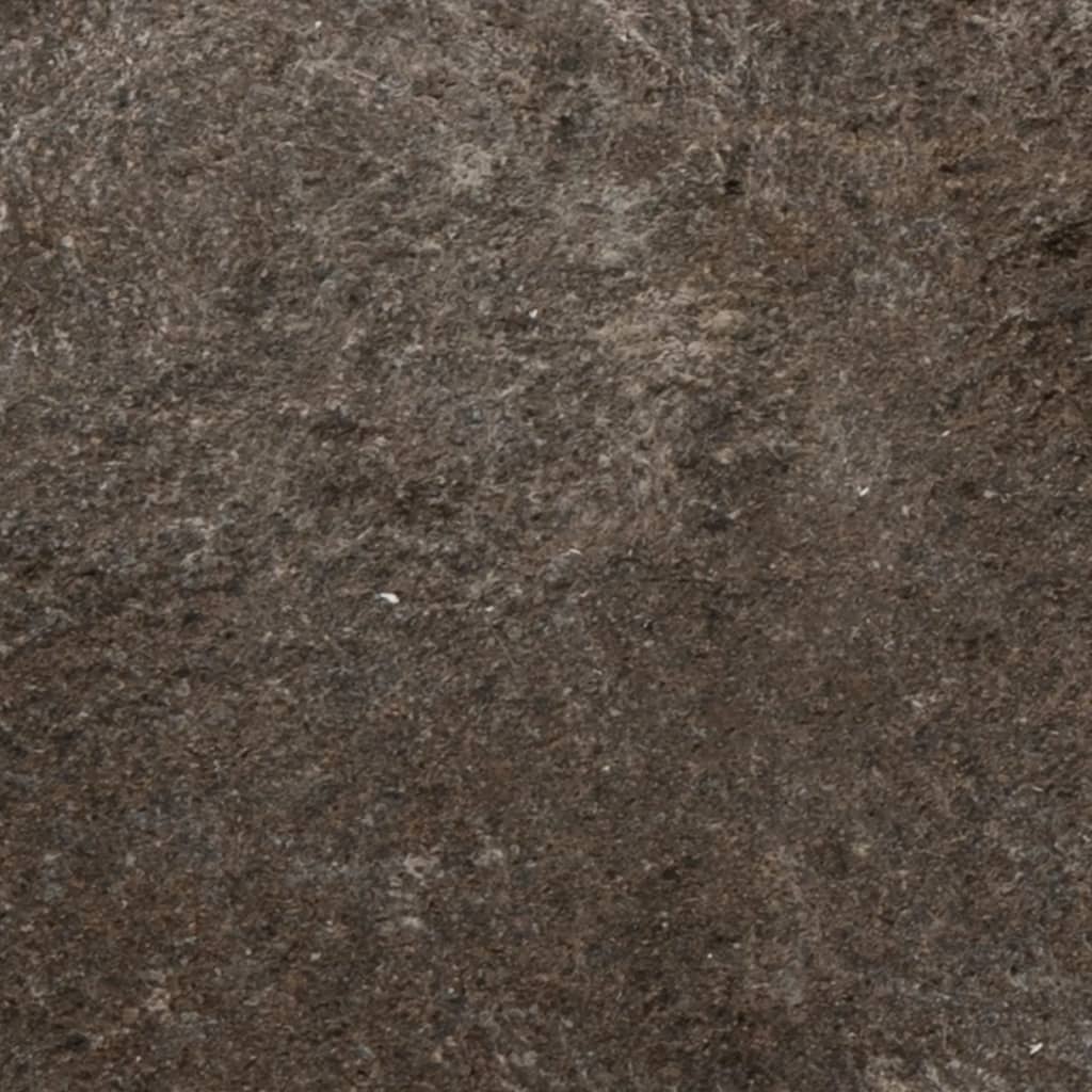 vidaXL Lavabo en pierre de rivière Ovale (45-53)x(34-41) cm