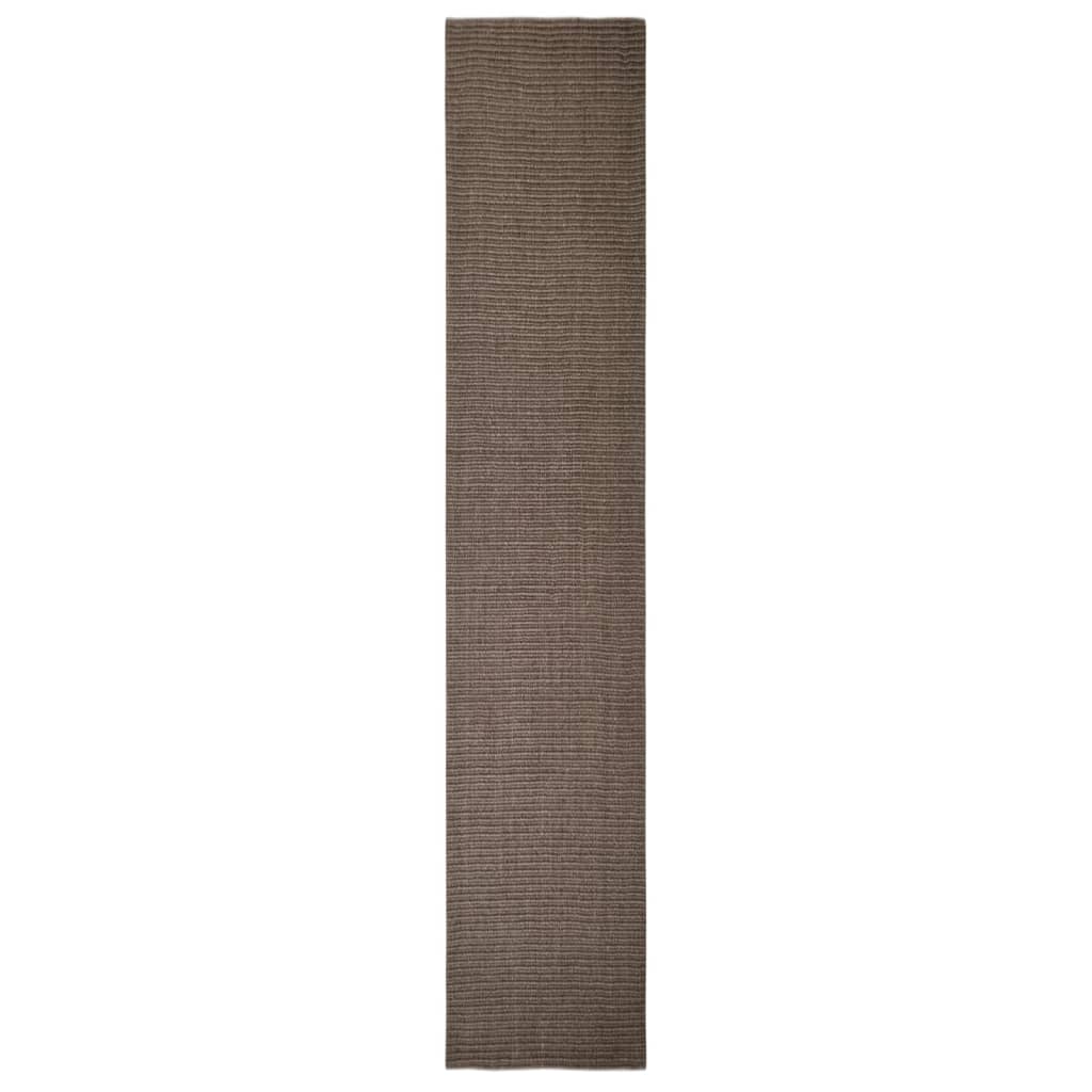 vidaXL Tapis en sisal pour griffoir marron 66 x 350 cm
