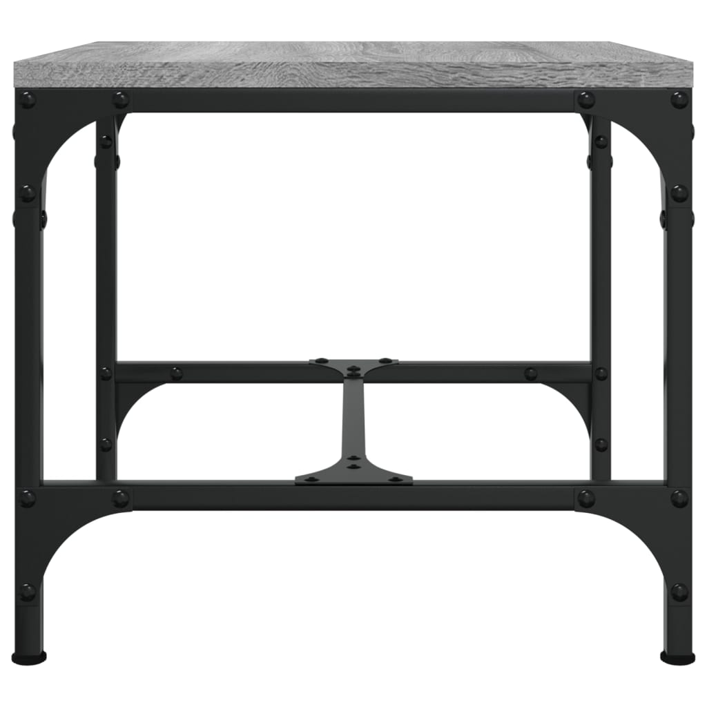 vidaXL Tables d'appoint 2pcs Sonoma gris 40x40x35 cm Bois d'ingénierie