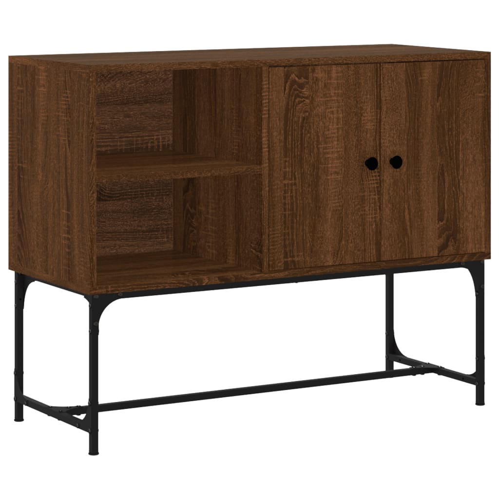 vidaXL Buffet chêne marron 100x40x79,5 cm bois d'ingénierie