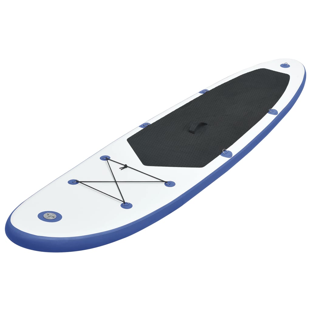 vidaXL Stand Up Paddle Planche à rame Bleu et blanc
