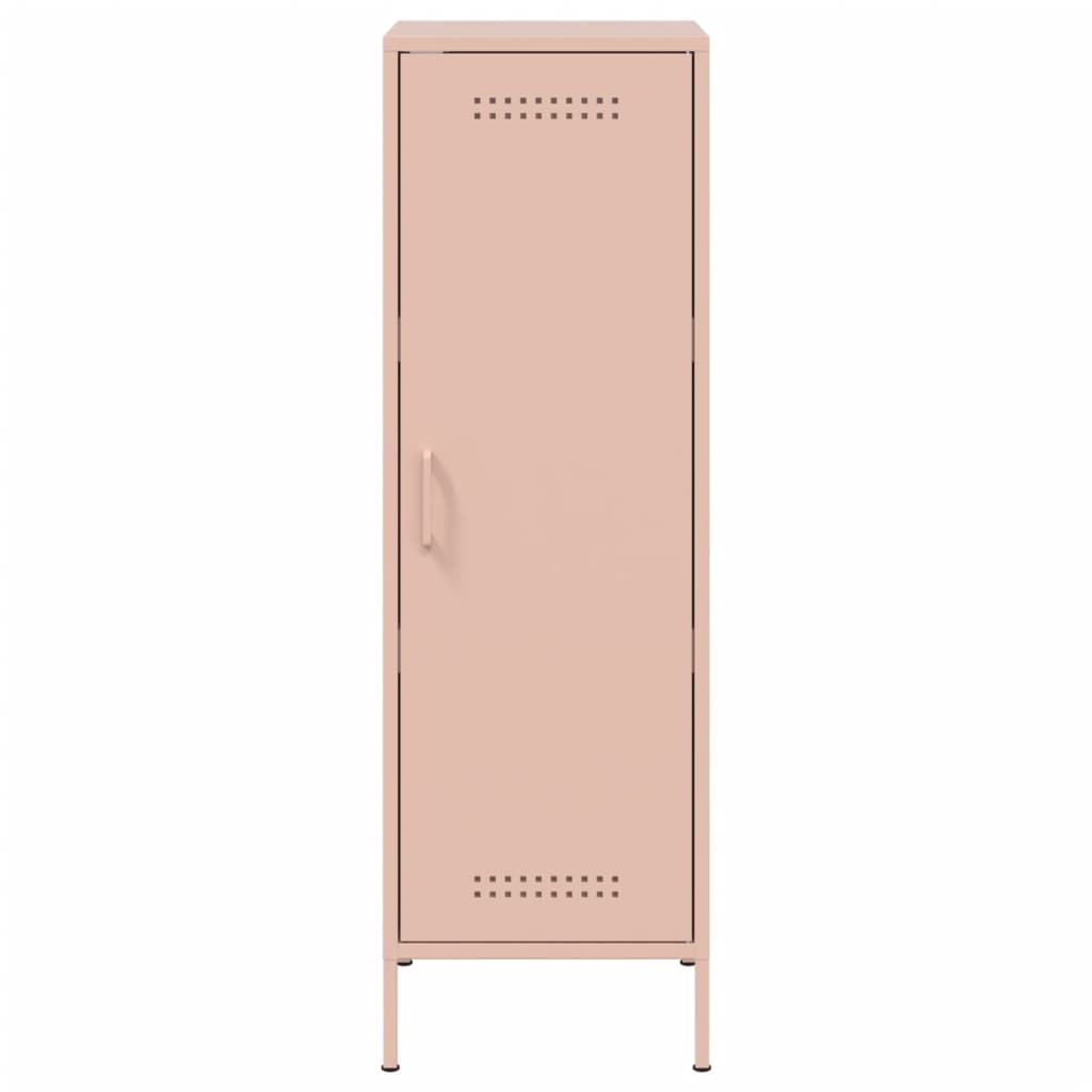 vidaXL Buffet haut rose 36x39x113 cm acier