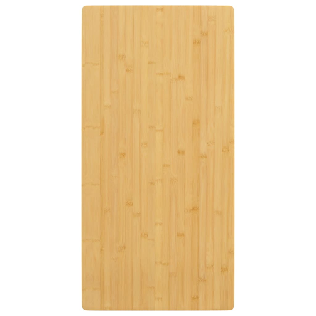 vidaXL Dessus de table 50x100x1,5 cm bambou