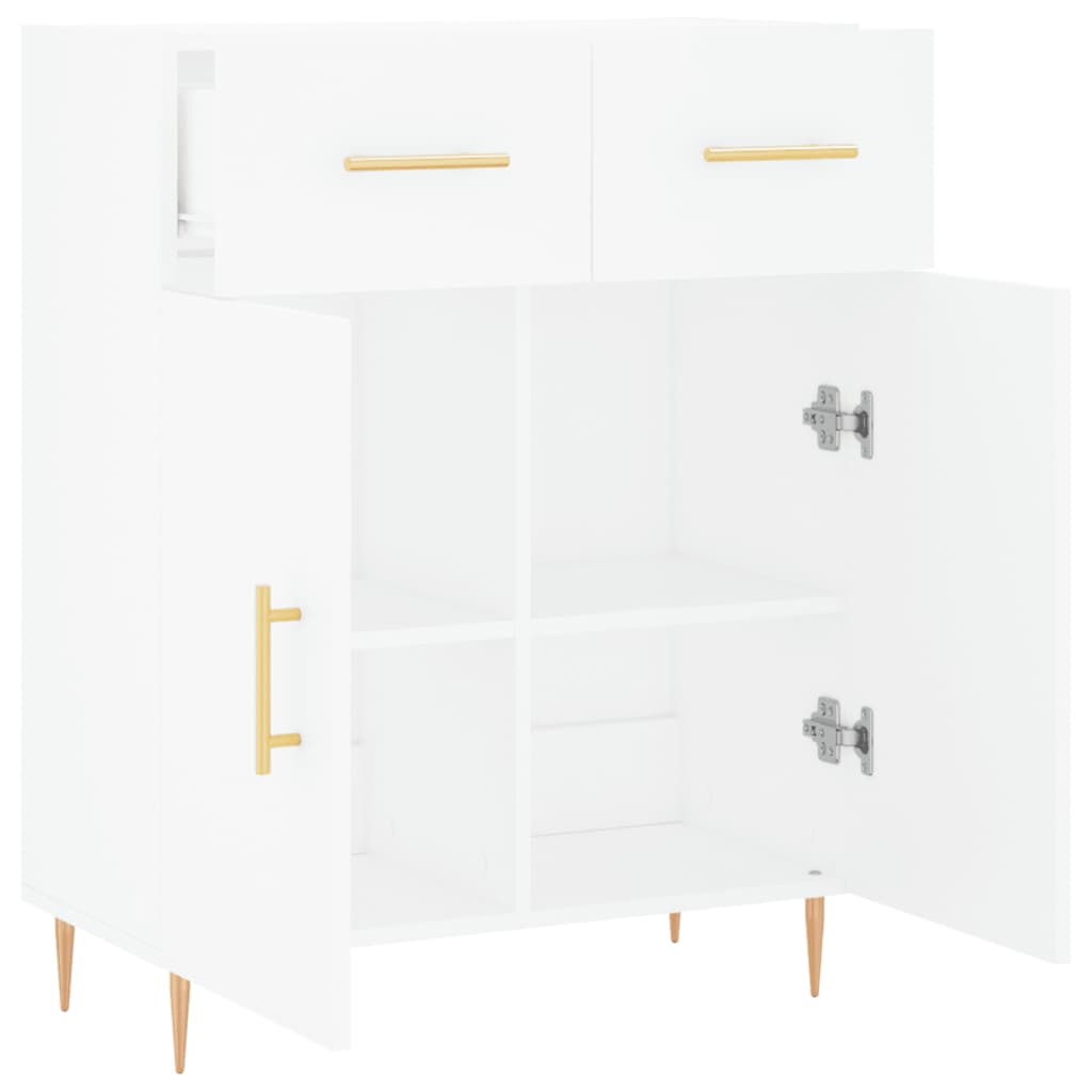 vidaXL Buffet blanc 69,5x34x90 cm bois d'ingénierie