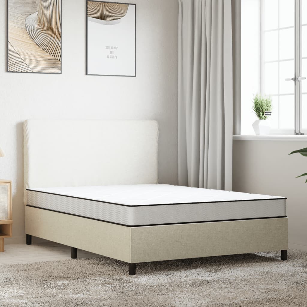 vidaXL Matelas en mousse moyennement doux 160x200 cm