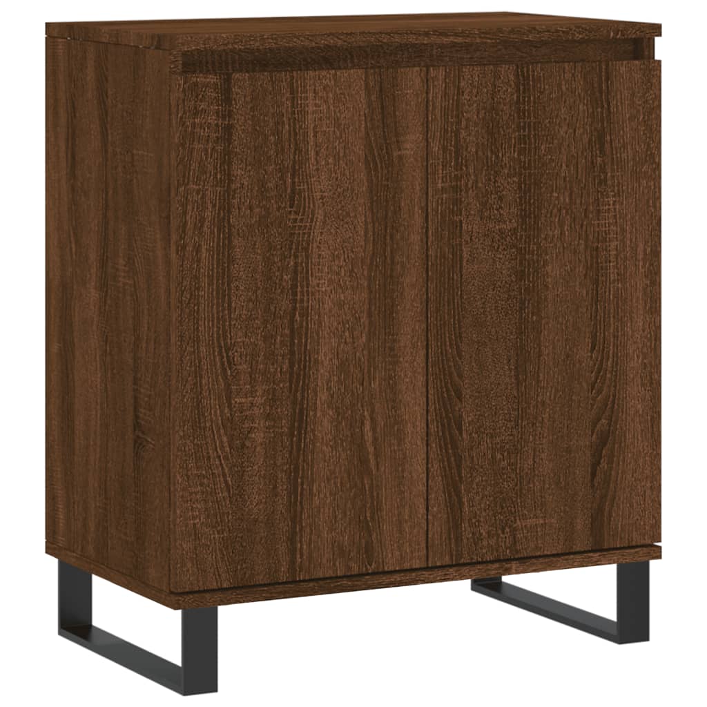 vidaXL Buffet Chêne marron 60x35x70 cm Bois d'ingénierie