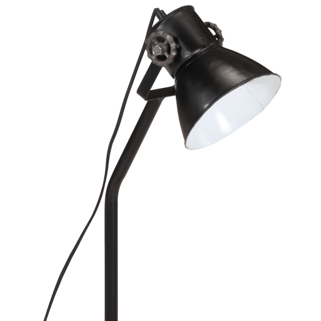 vidaXL Lampe de bureau 25 W noir 17x17x60 cm E27