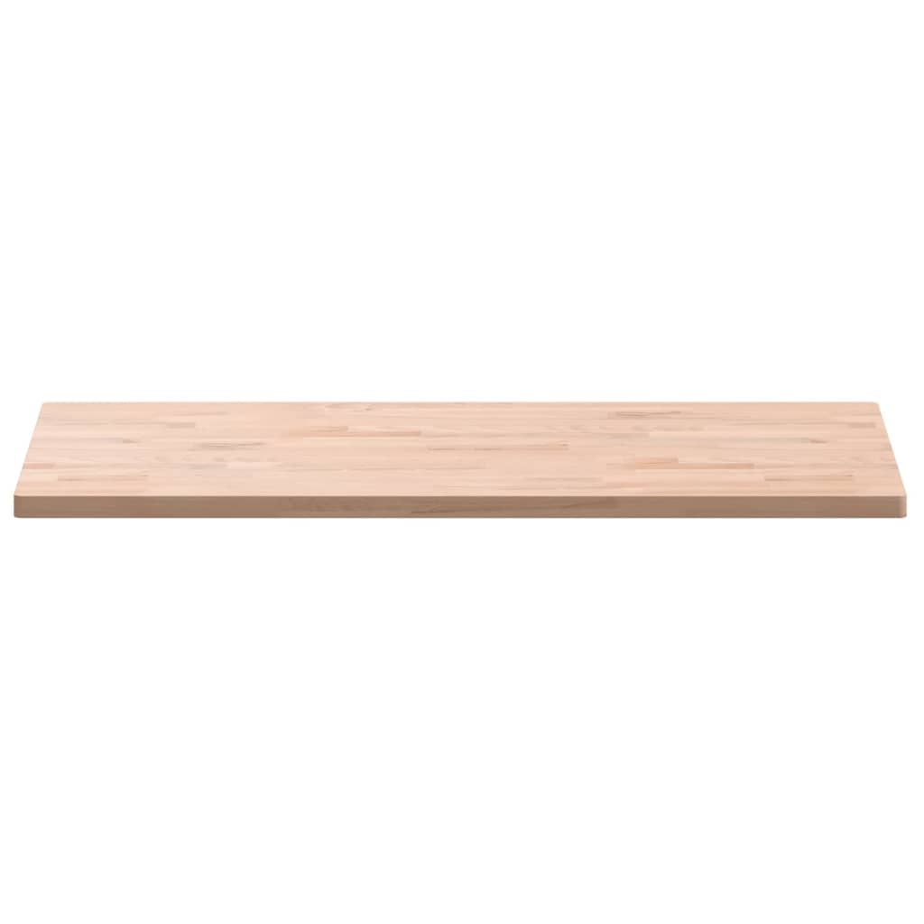 vidaXL Comptoir de salle de bain 100x50x2,5 cm bois massif de hêtre