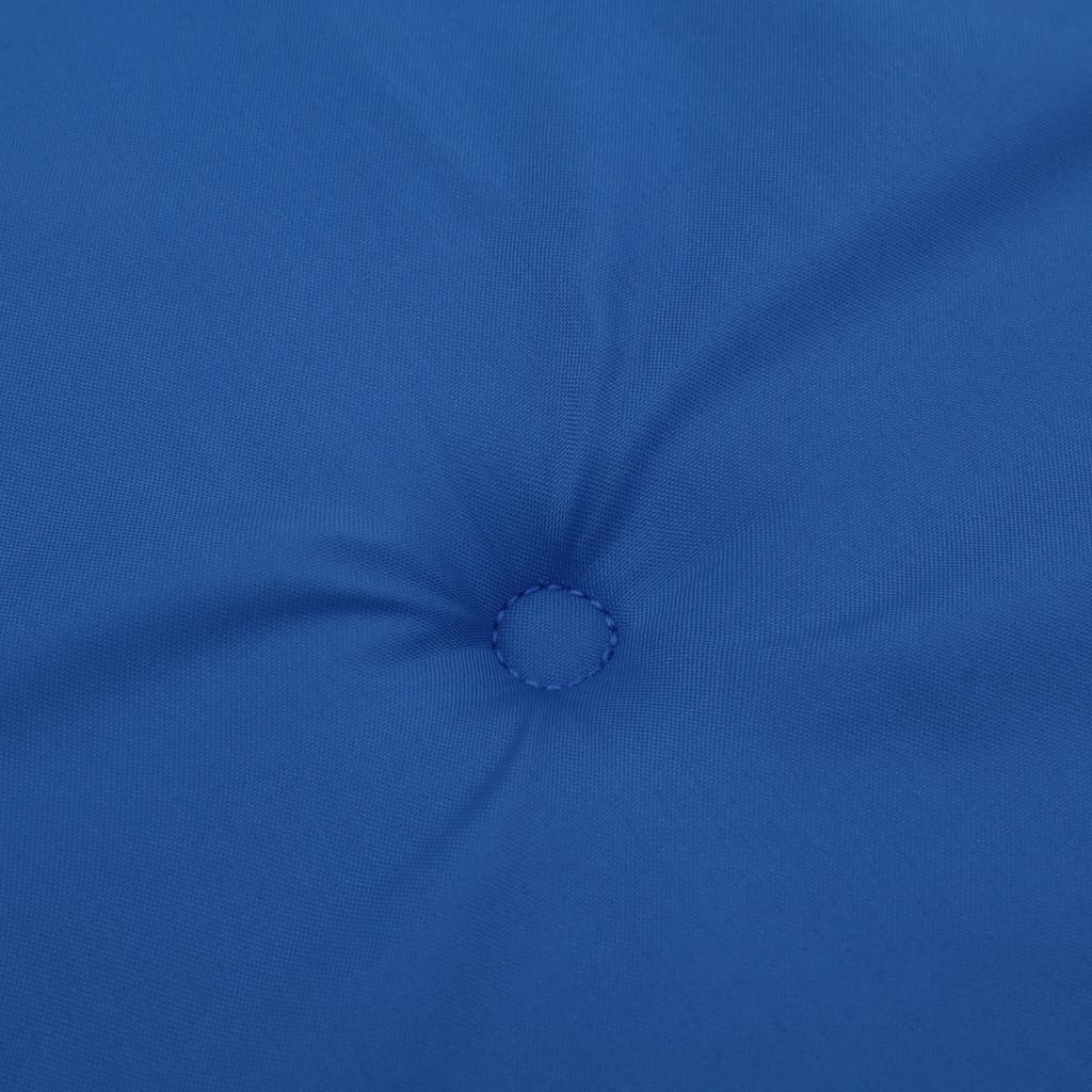 vidaXL Coussin de chaise de terrasse bleu royal (75+105)x50x3 cm