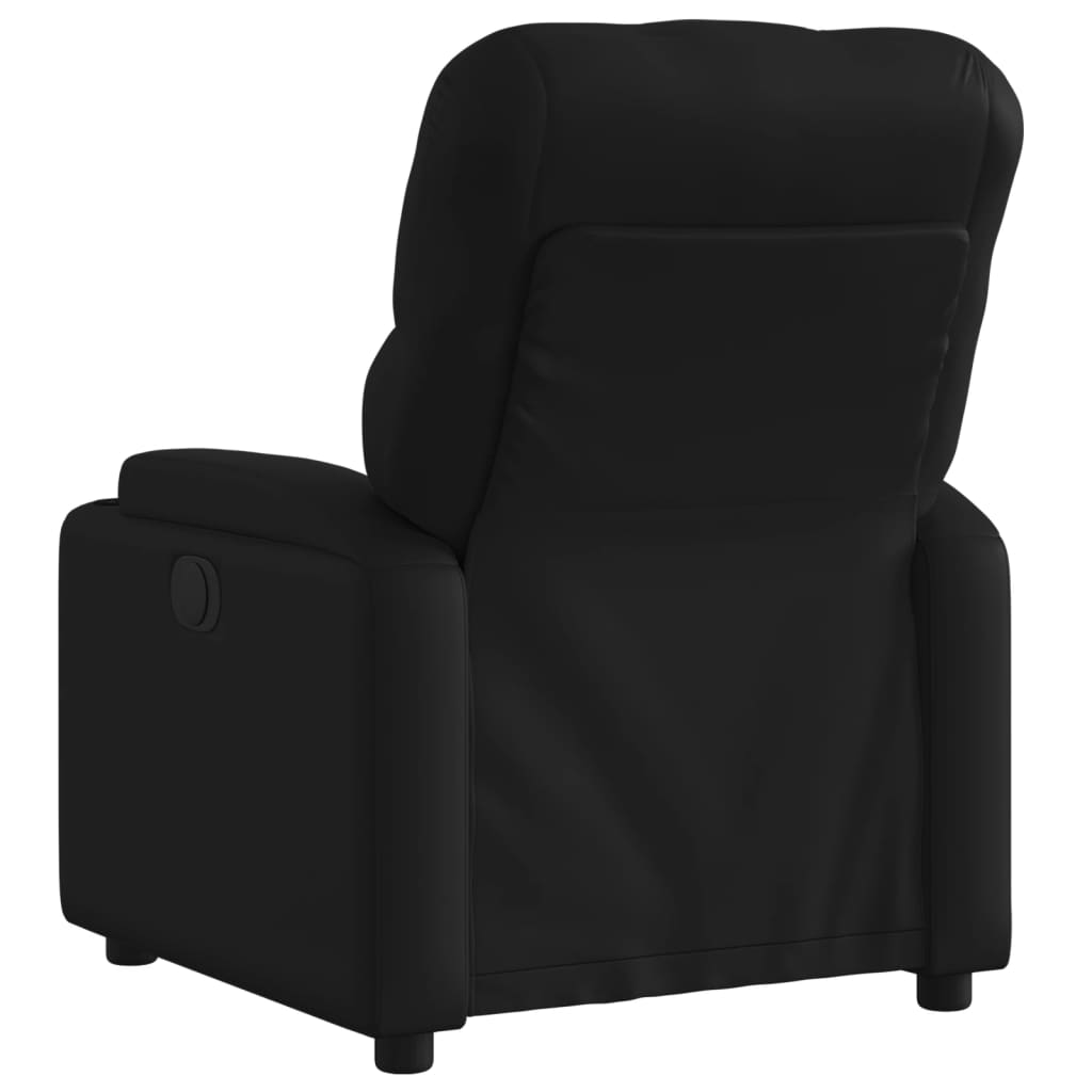 vidaXL Fauteuil inclinable électrique Noir Similicuir