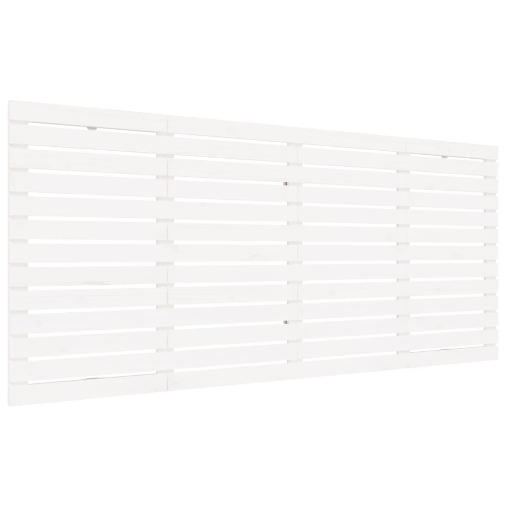 vidaXL Tête de lit murale Blanc 166x3x91,5 cm Bois massif de pin