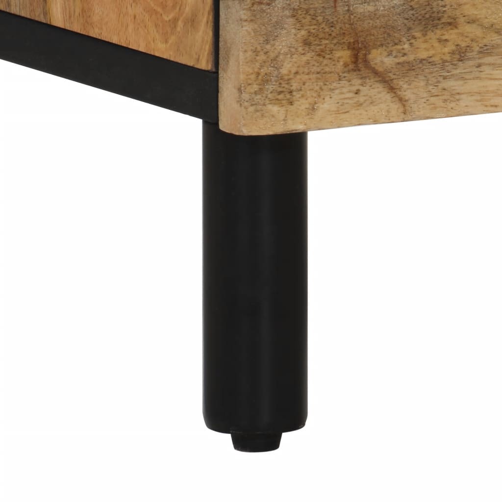 vidaXL Table de chevet 50x33x60 cm bois de manguier massif