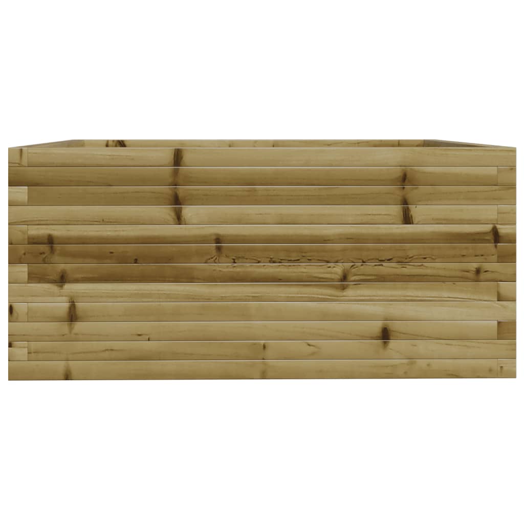 vidaXL Jardinière 100x100x49,5 cm bois de pin imprégné